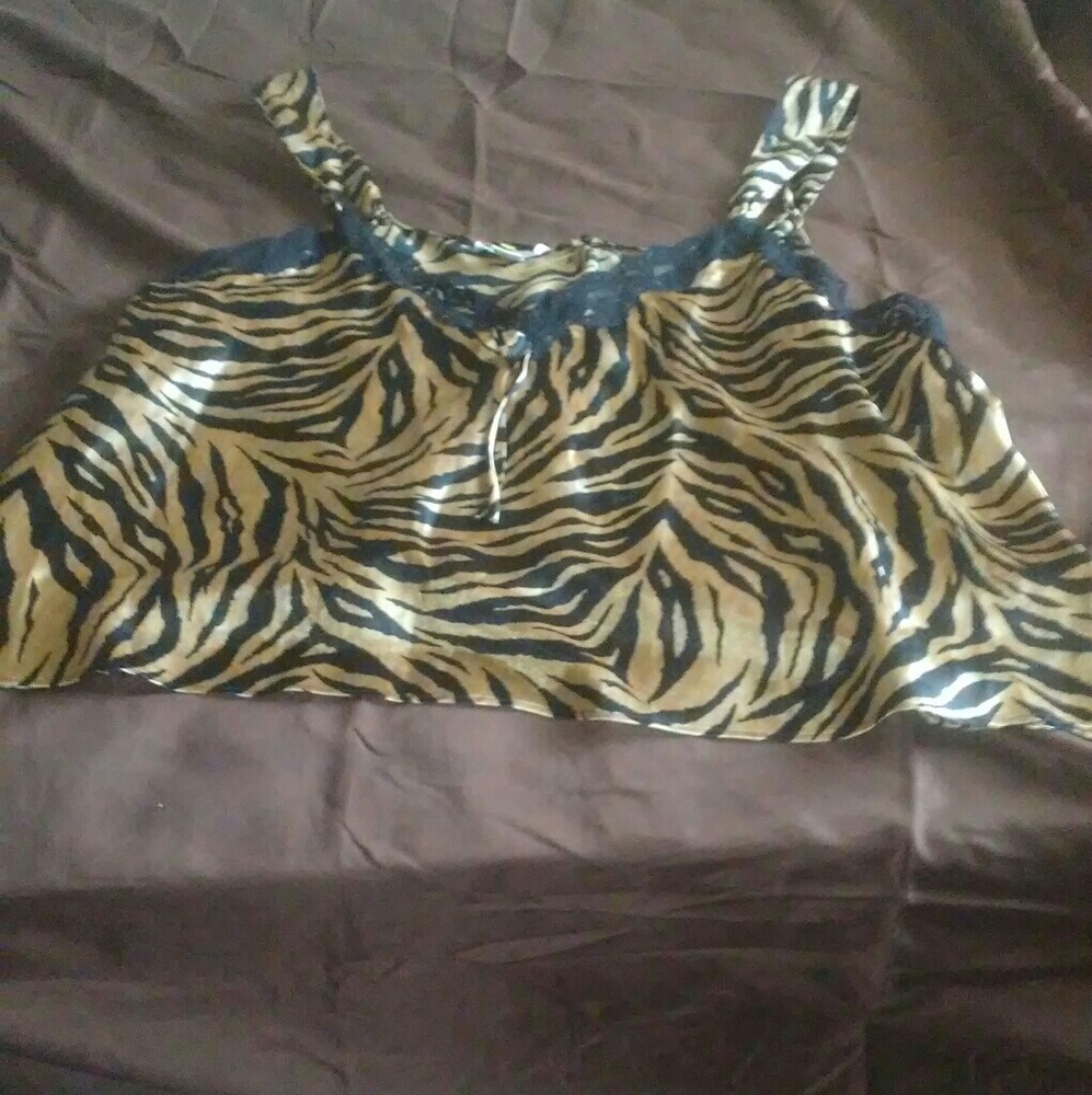 Gold&black womens night top